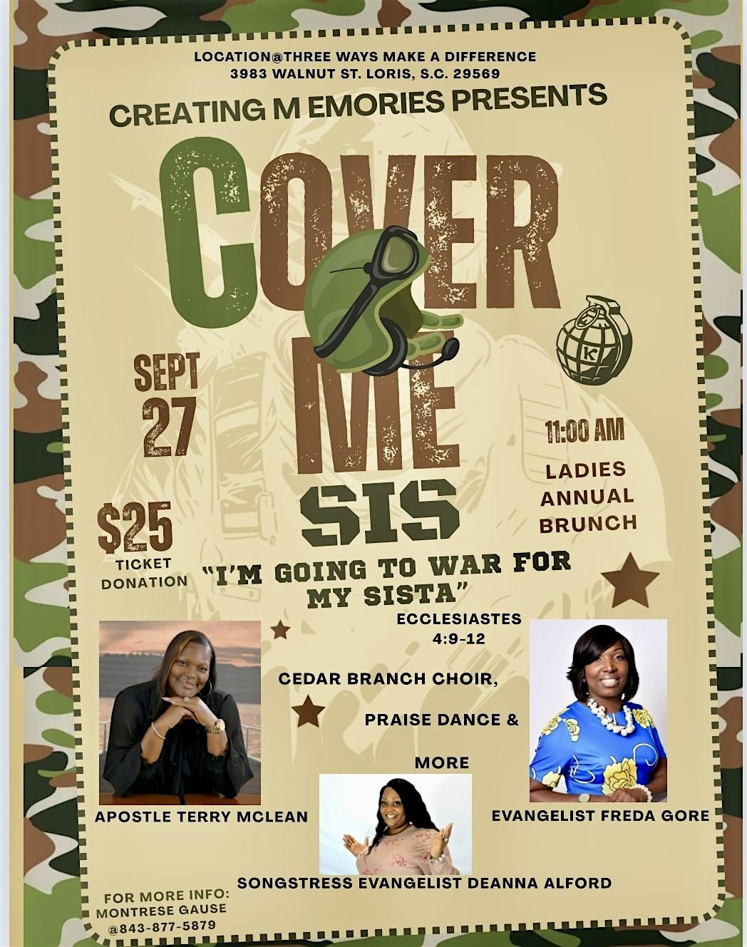 Cover Me Sis