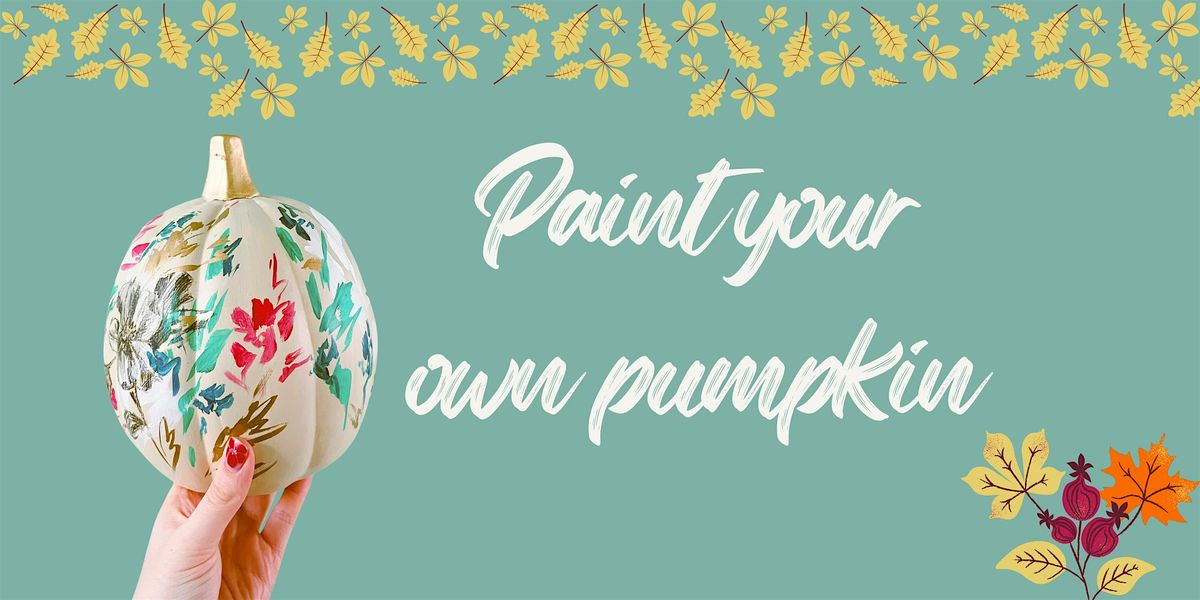 Make & Mingle- Autumn-Ceramic pumpkin painting