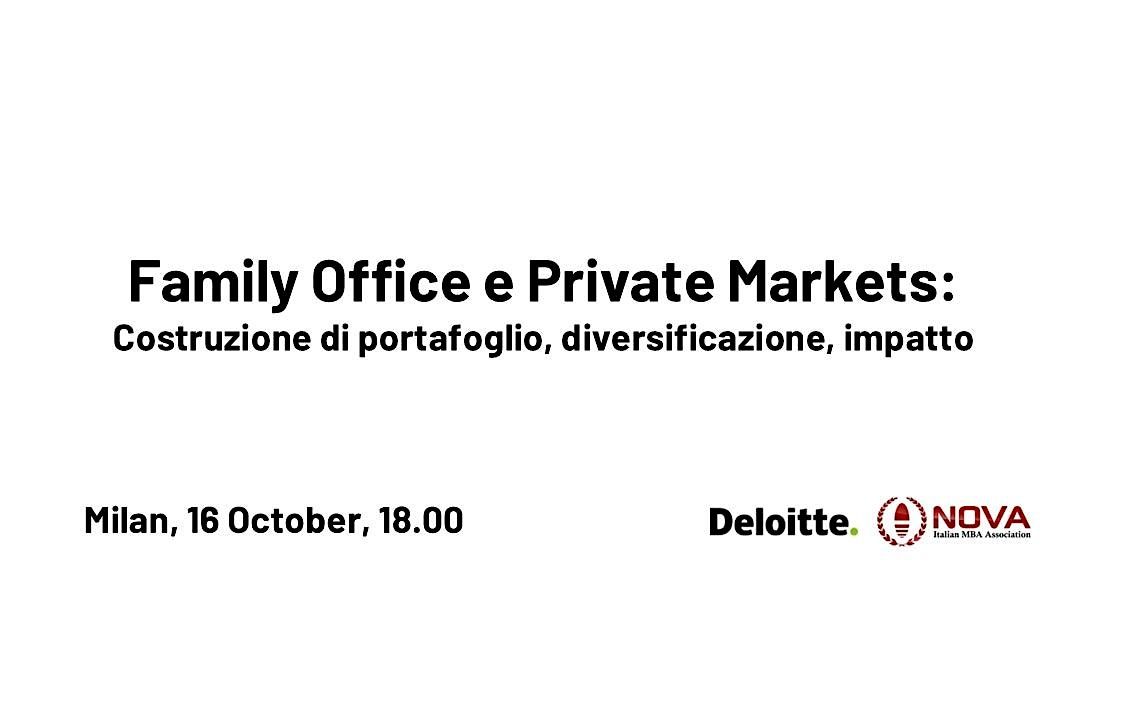 Family Office & Private Markets