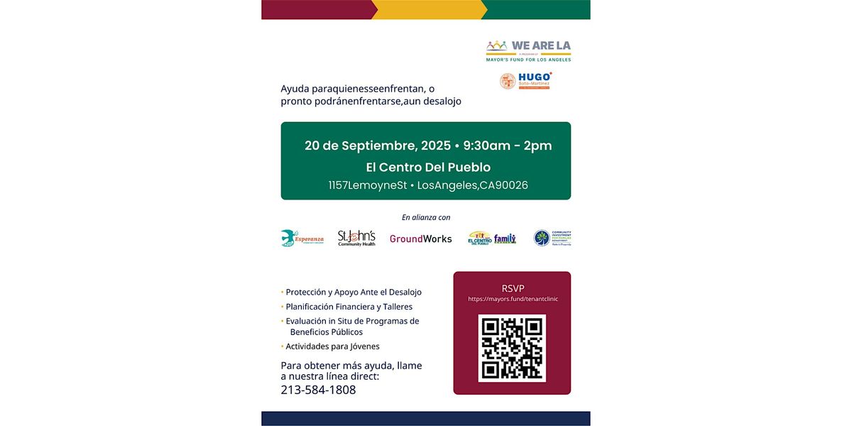 We Are LA Tenant Resource Clinic