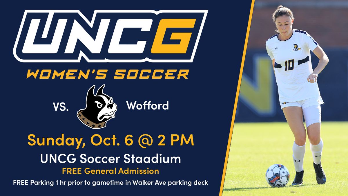 UNCG Spartans Women's Soccer Vs Wofford College Terriers 