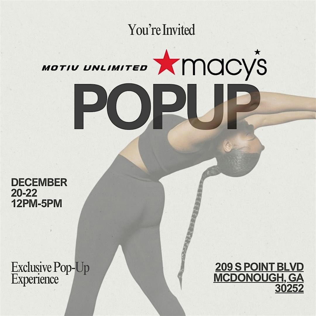 Motiv unlimited Experience Pop-up