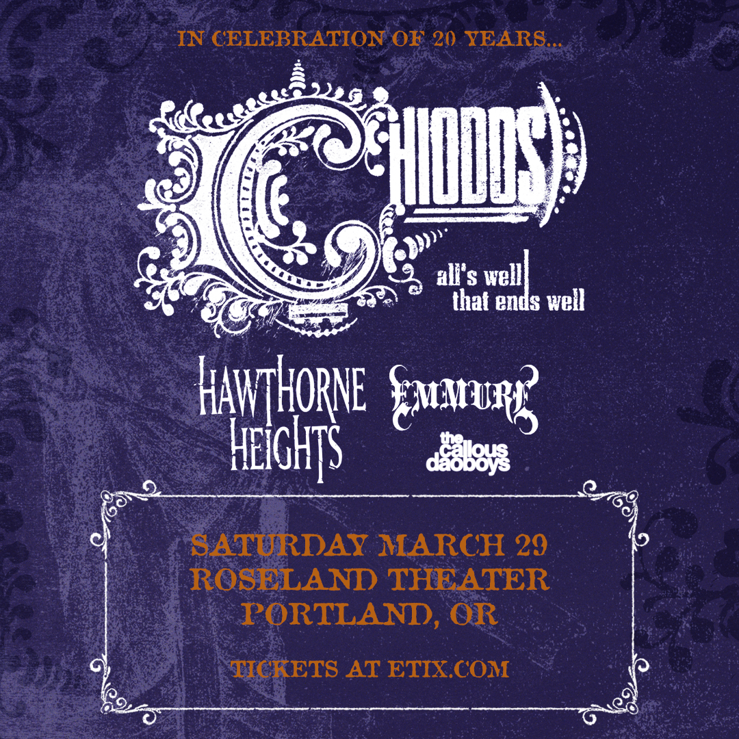 Chiodos with Hawthorne Heights, Emmure, and The Callous Daoboys