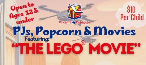 PJs, Popcorn & Movies Featuring "The LEGO Movie"