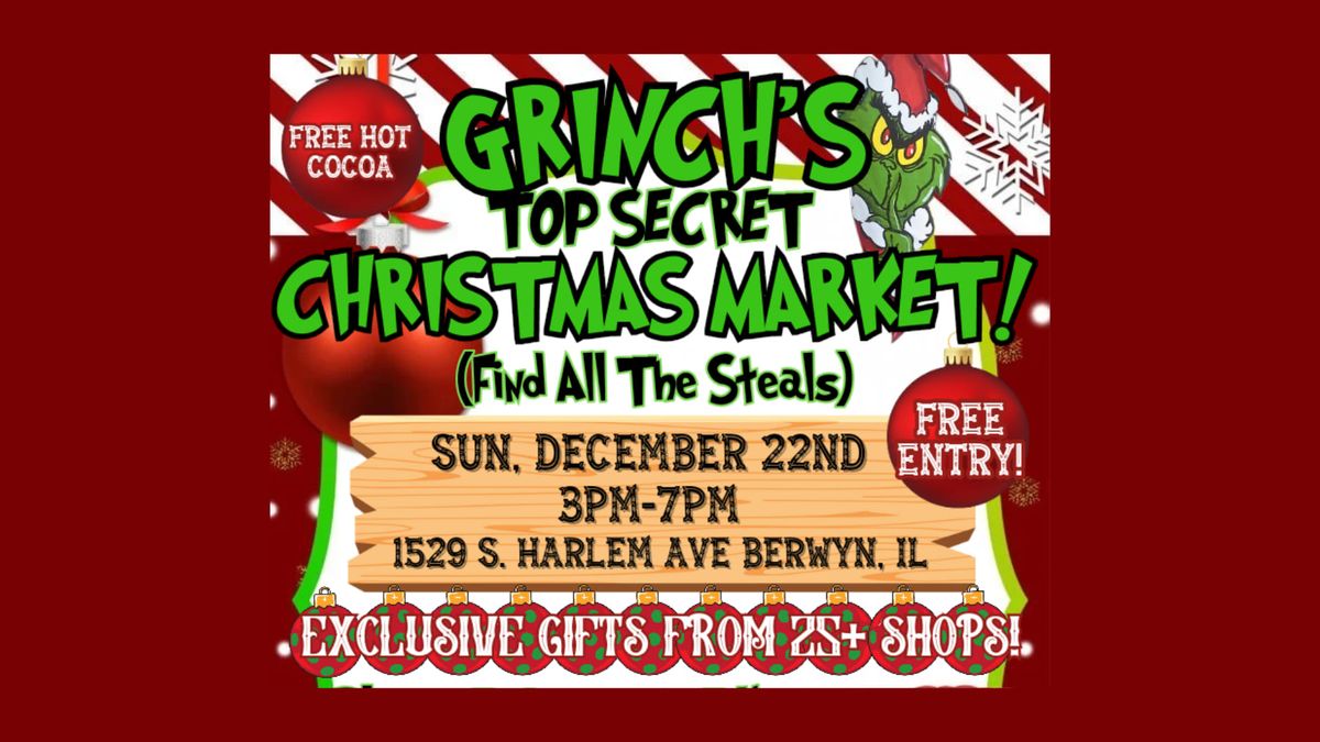 Grinch's Top Secret Christmas Market! 