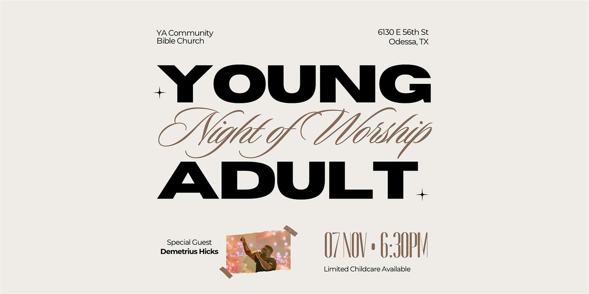 young adult night of worship