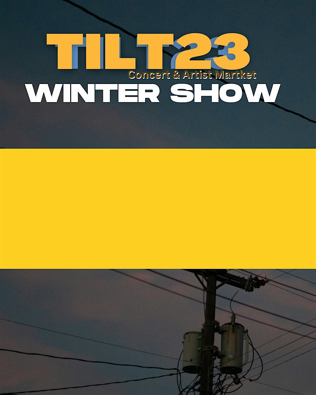 TILT23 Winter Concert and Artist Market 2024