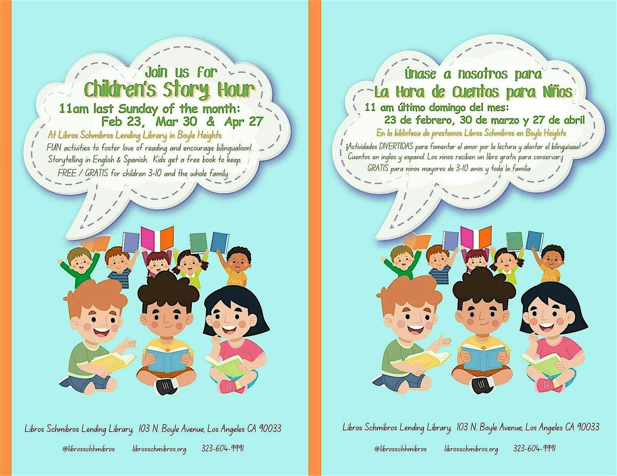 Children\u2019s Story Hour \/ Hora de Cuentos para Ni\u00f1os