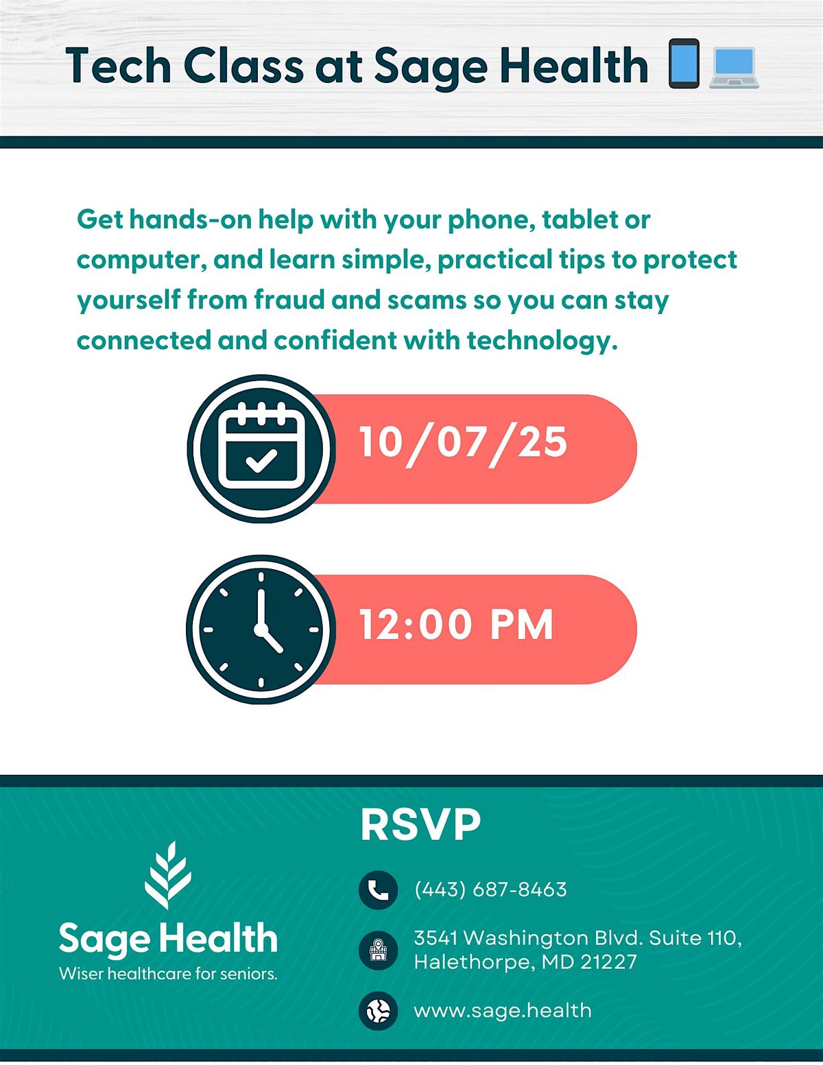 Tech Class for Older Adults