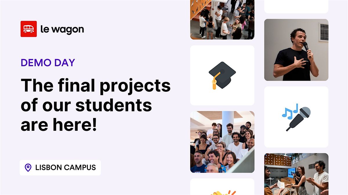 Lisbon Demo Day | The final projects of our students are here!