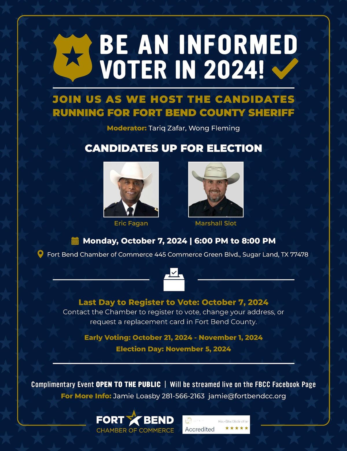 2024 Fort Bend County Sheriff Candidates Forum