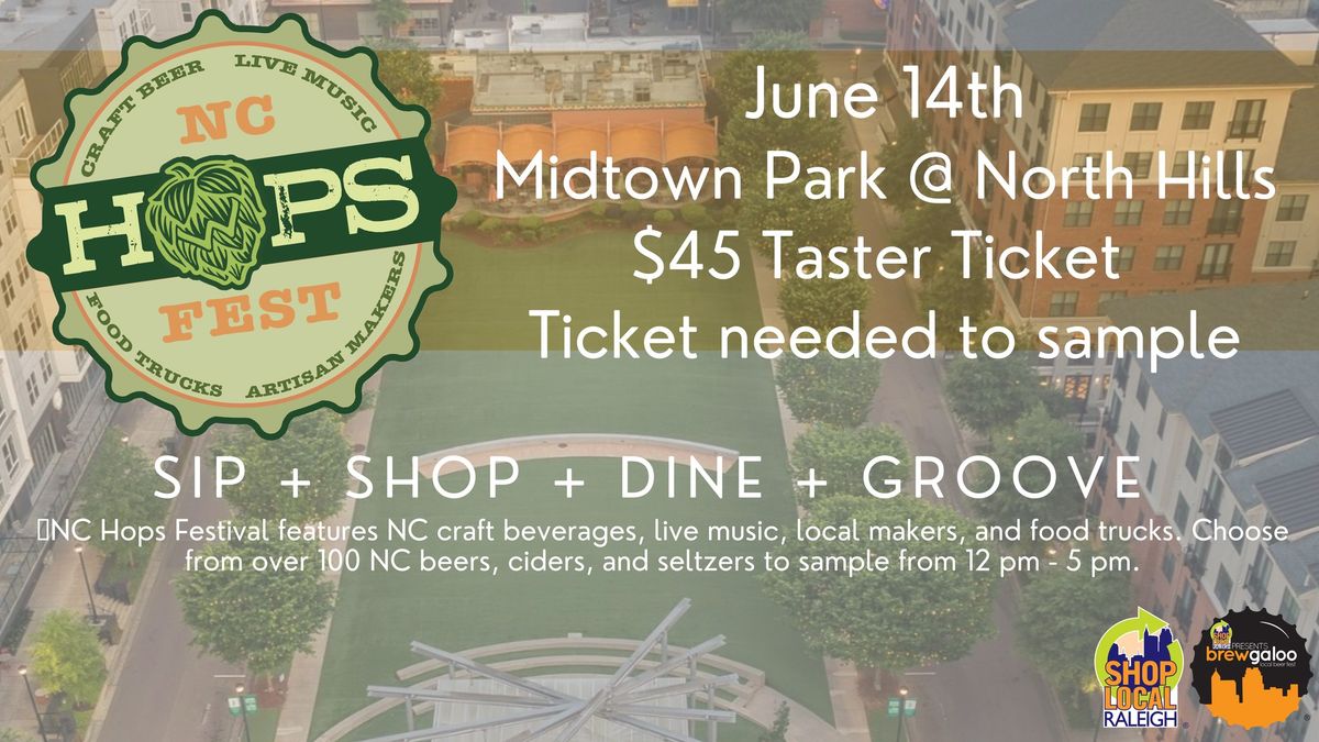 NC Hops Festival - Midtown Park - North Hills