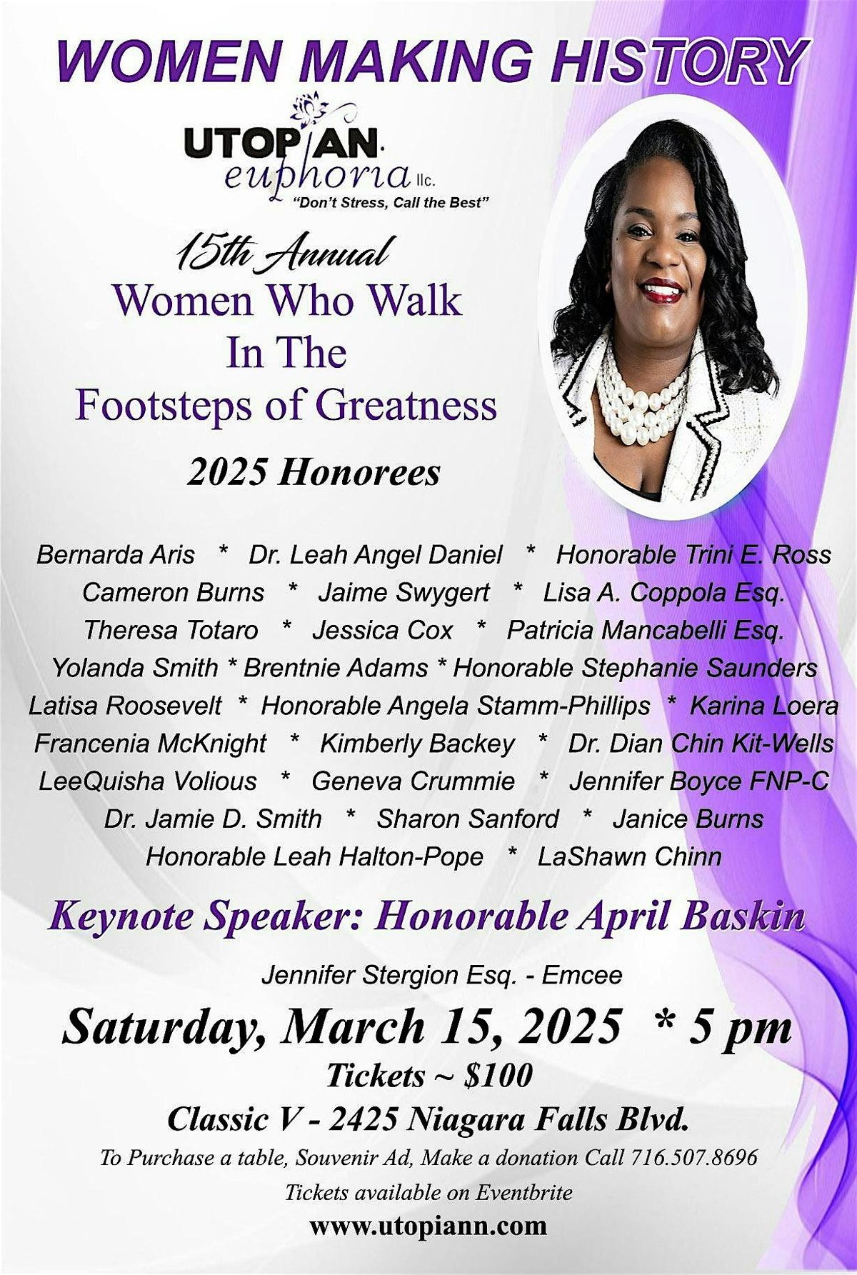 15th Annual Women Who Walk in Footsteps of Greatness