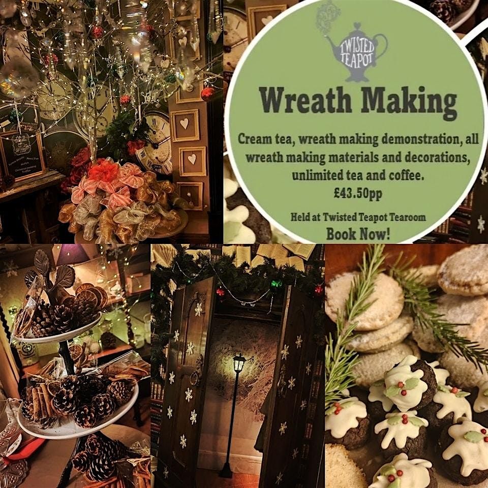 Festive Wreath Making with Cream Tea