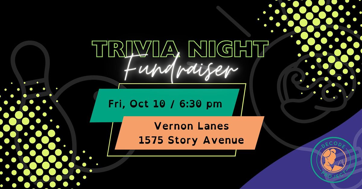 Decode Project Trivia Night Fundraiser: Books to Screen