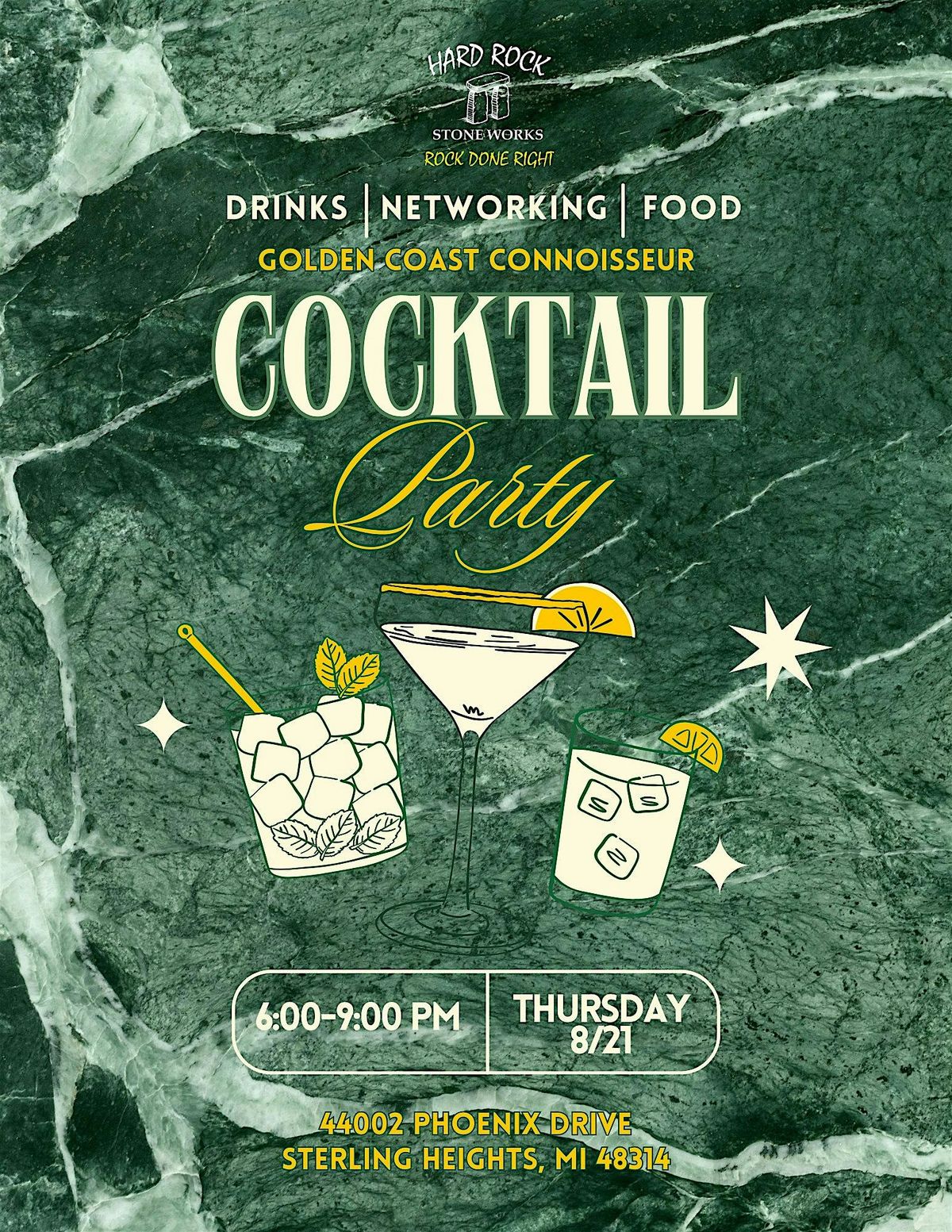 Golden Coast Connoisseur Networking Event