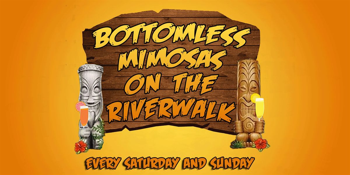 Bottomless Mimosas on the Riverwalk - Every Weekend at Island Party Hut