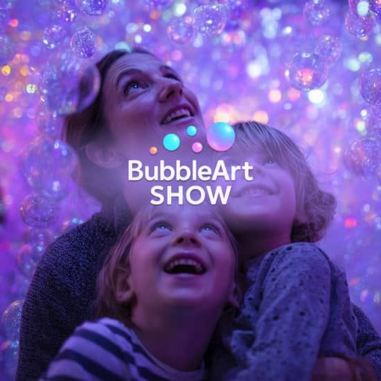 BubbleArt Show : une exp\u00e9rience \u00e9blouissante entre bulles et lumi\u00e8res pour toute la famille