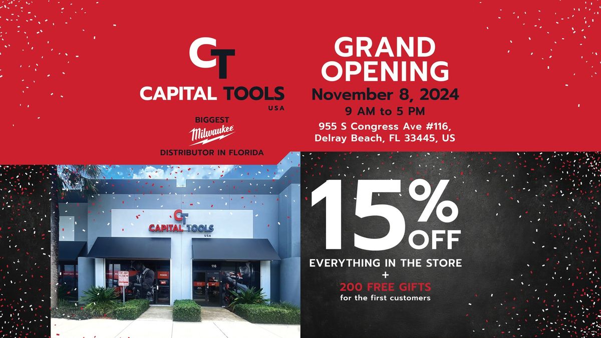 Milwaukee Tools Store Grand Opening \ud83d\udd27\ud83e\uddf0