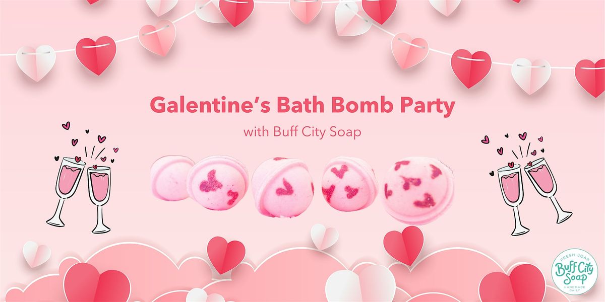 Buff City Soap Galentine's Bath Bomb Making Class