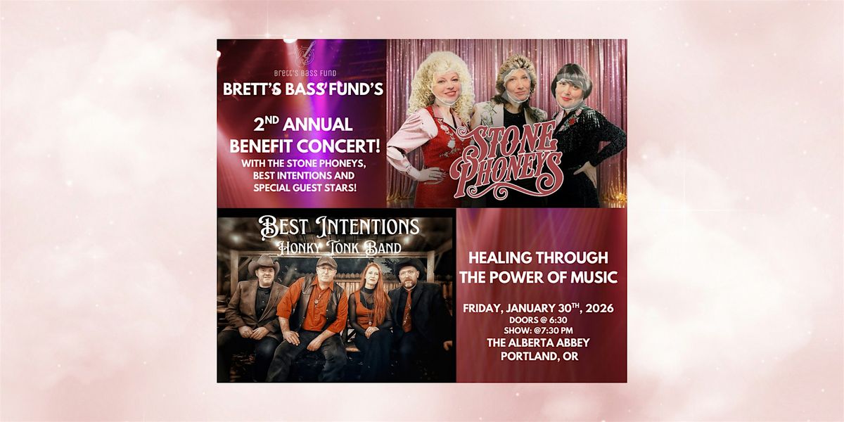 Brett's Bass Fund's 2nd Annual Benefit Concert!
