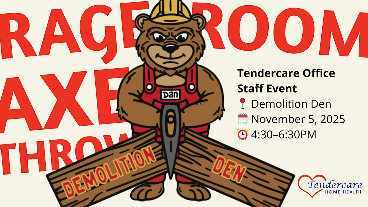 RAGE at Demolition Den - Employee Event
