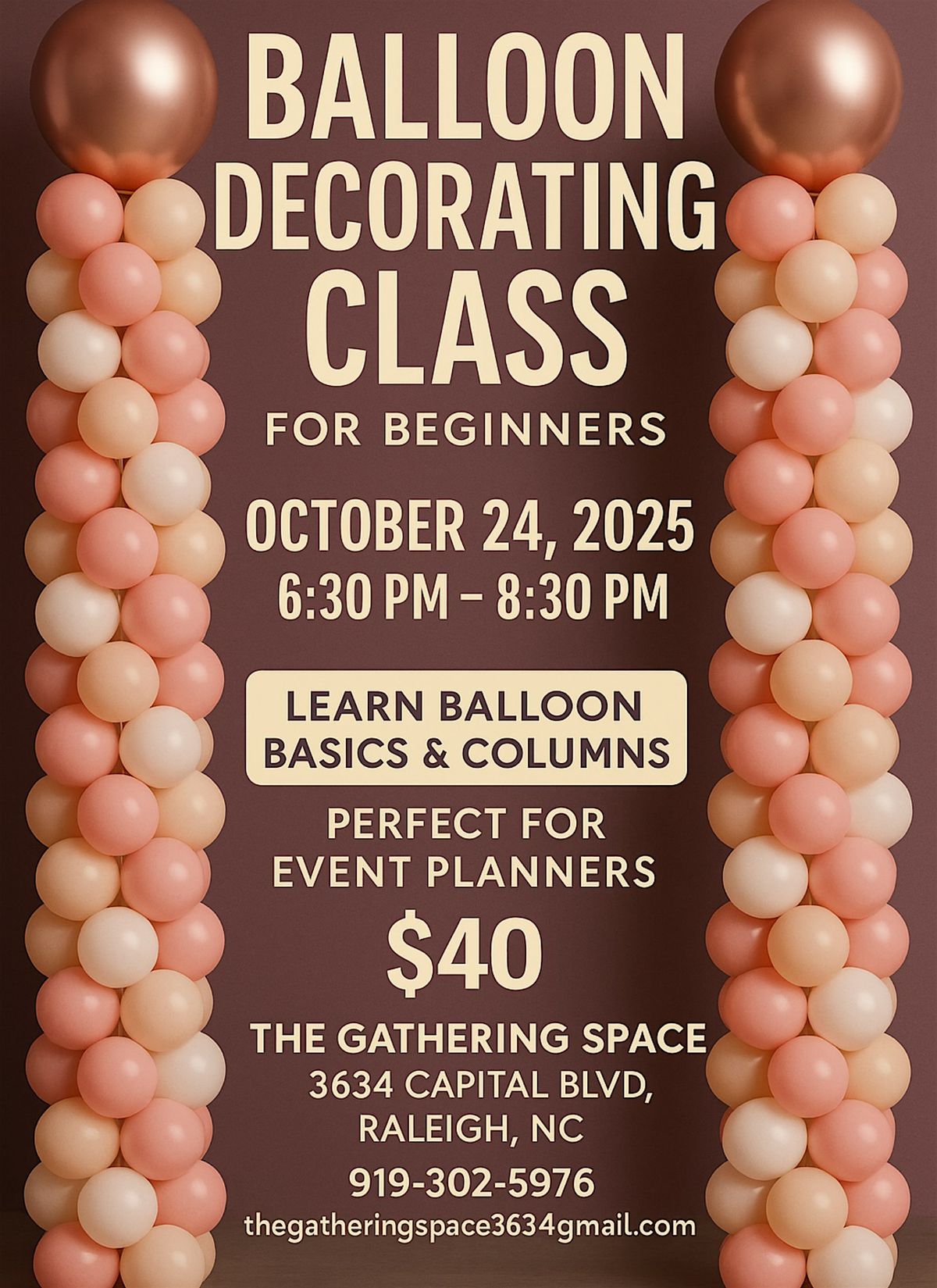 Beginners Balloon Class