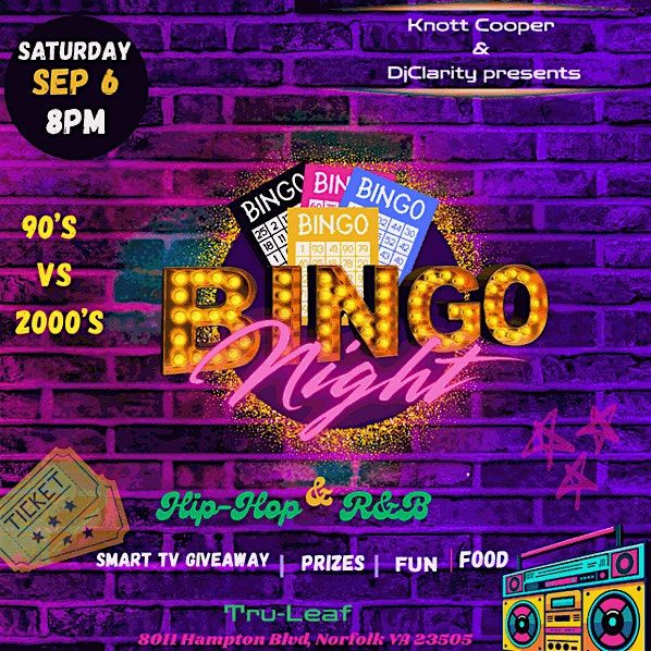 90'S VS 2000'S  Hip-Hop & R&B  Bingo