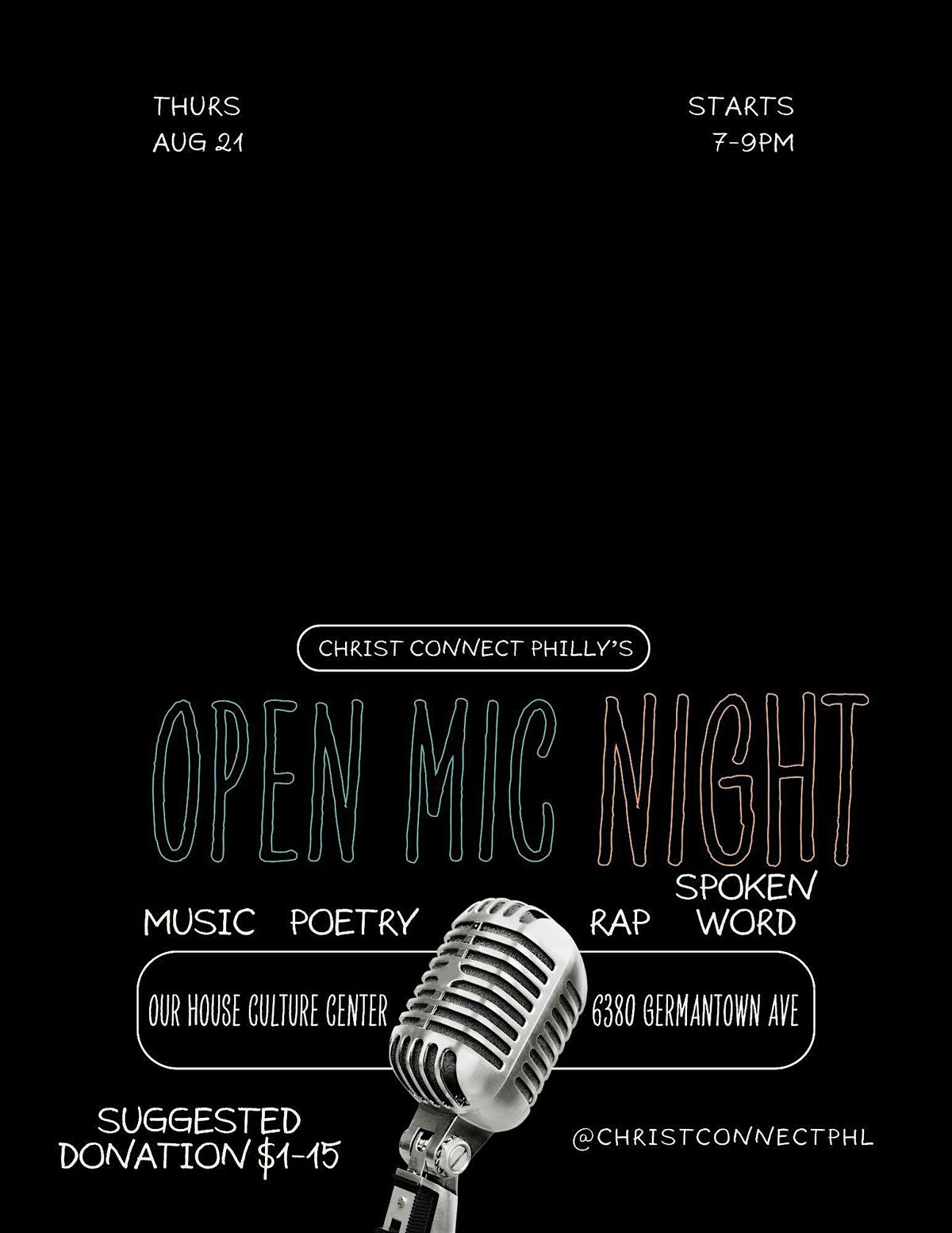 Christ Connect Philly - Open Mic Night