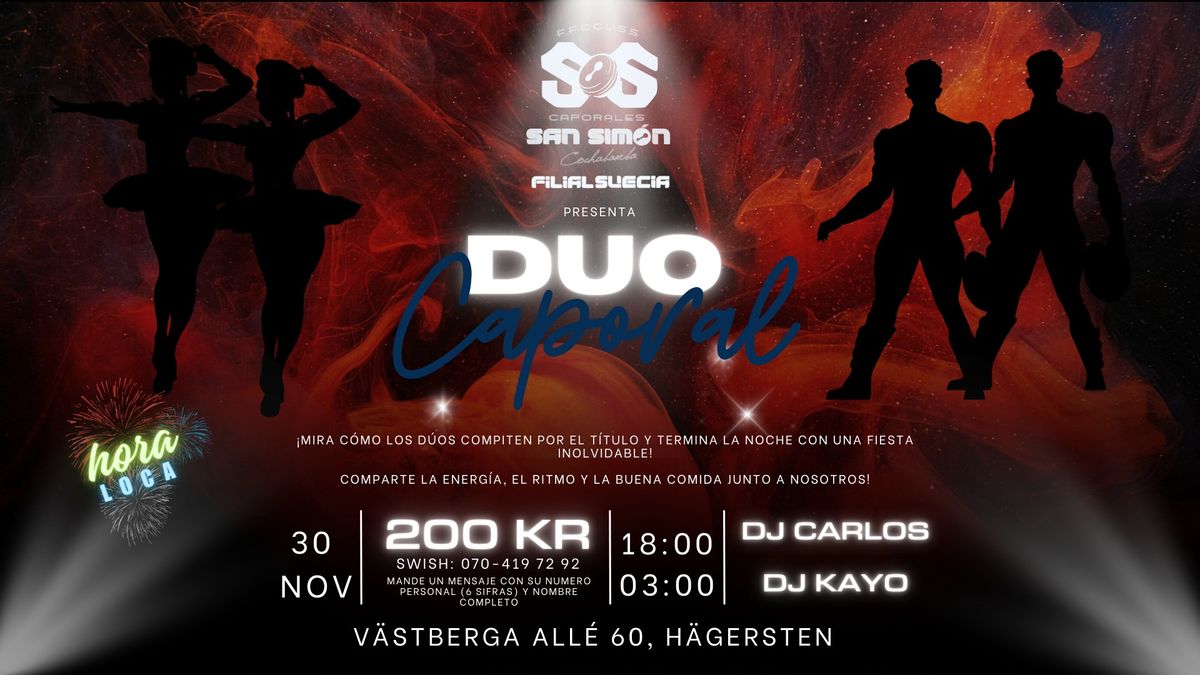 DUO CAPORAL 2024 - Estocolmo, Suecia.