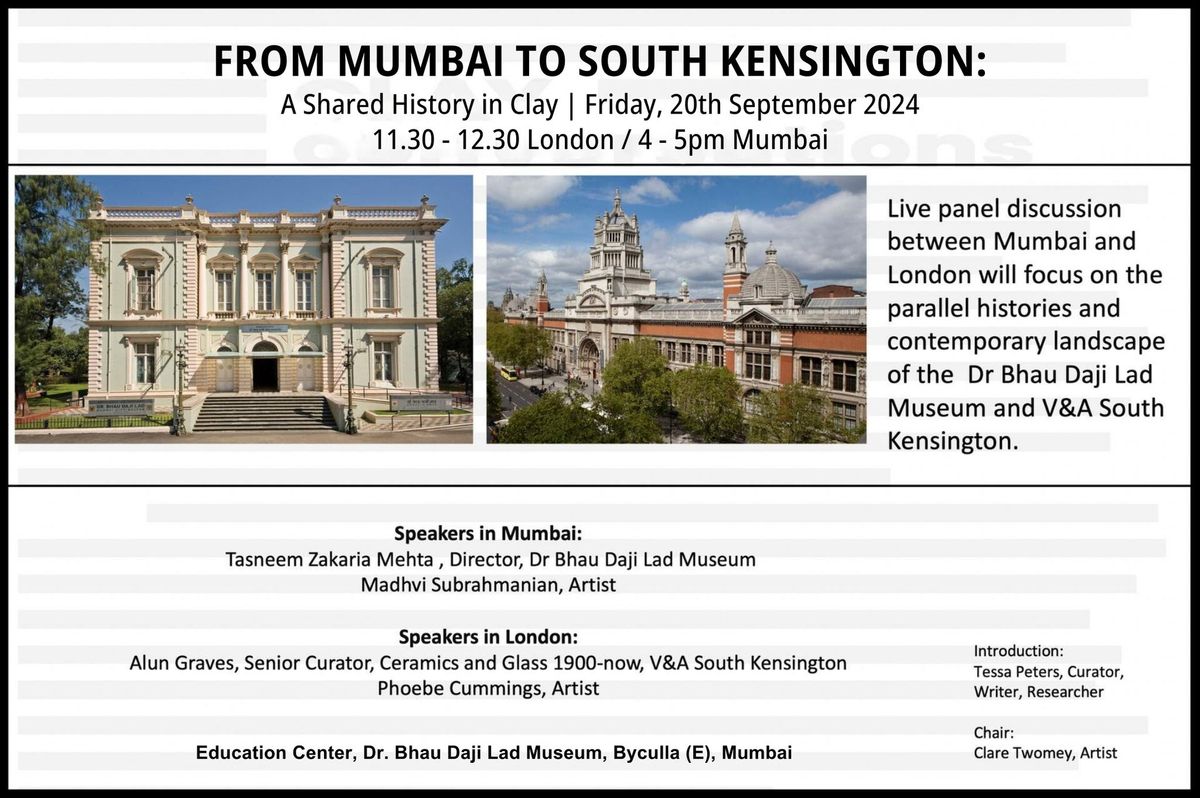 Live Panel Discussion | From Mumbai to South Kensington: A Shared History in Clay