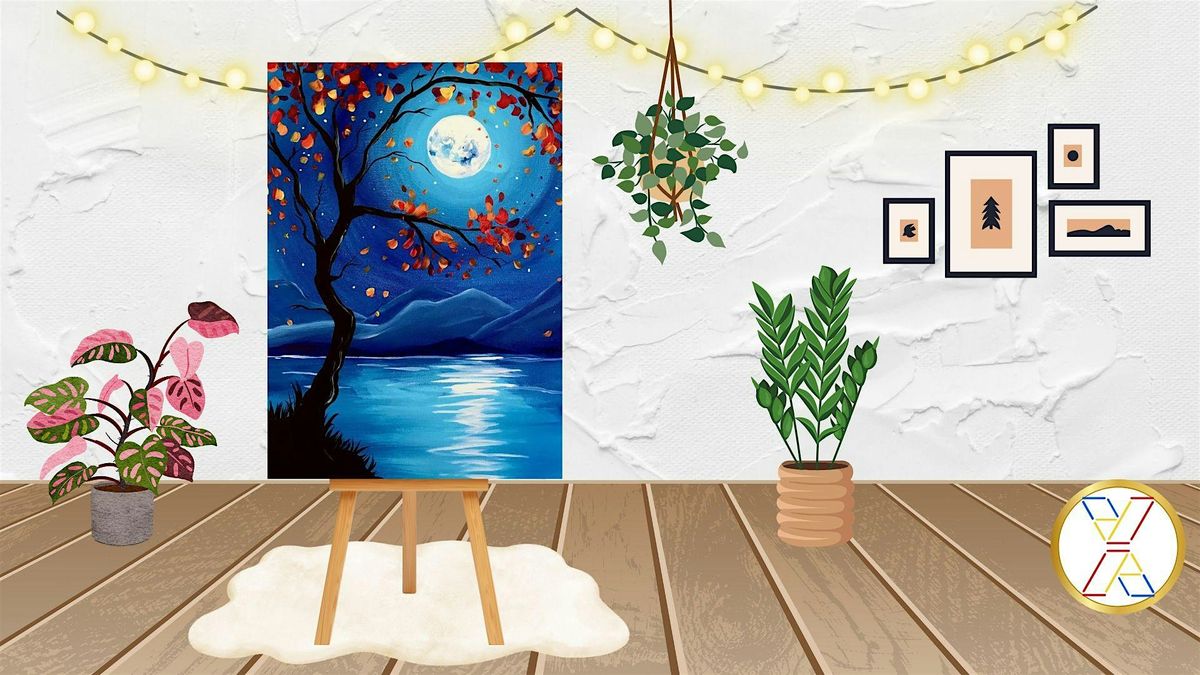 Paint Night : \u201cFull Moon Magic\u201c