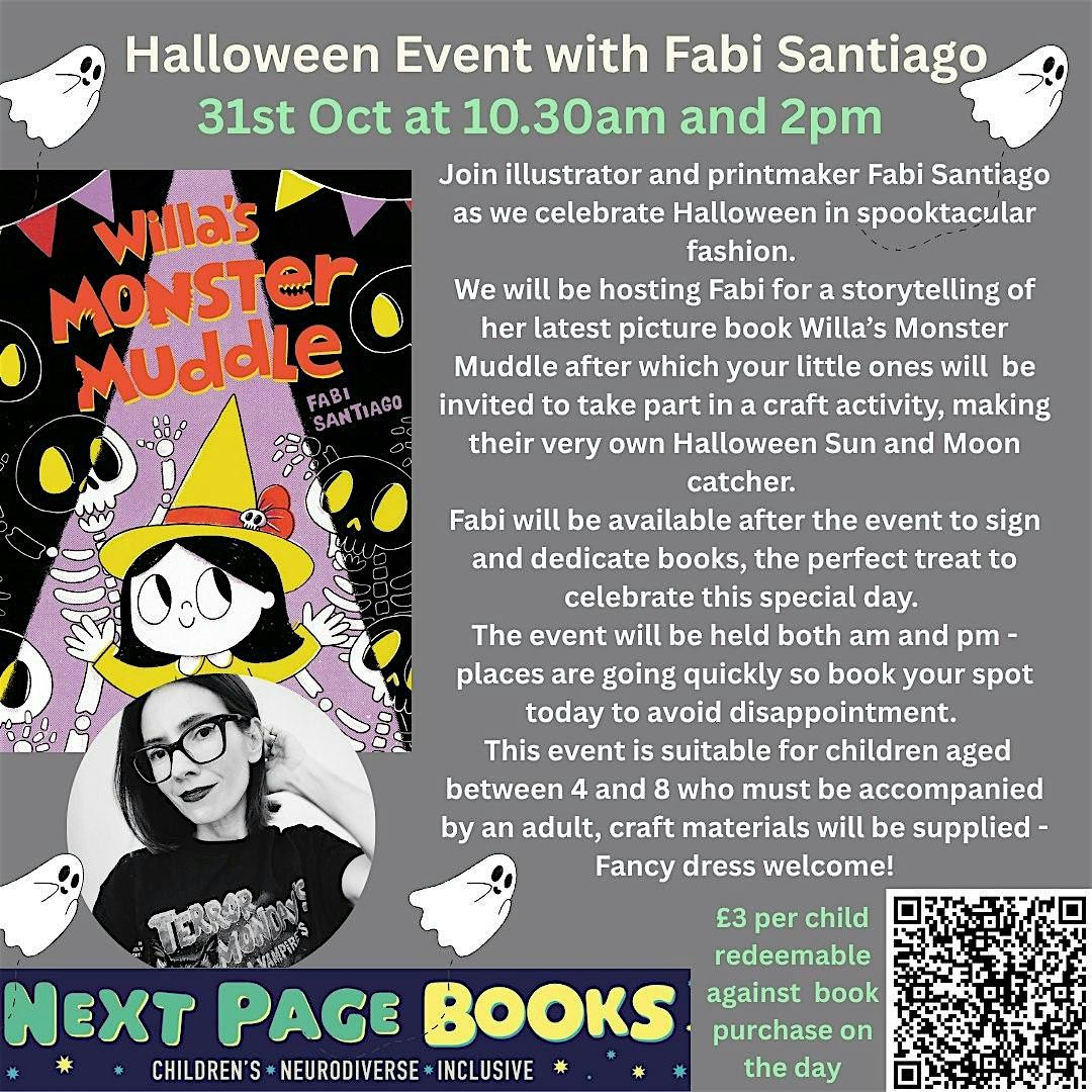 Halloween Event with Fabi Santiago 10.30am 31st October 2025
