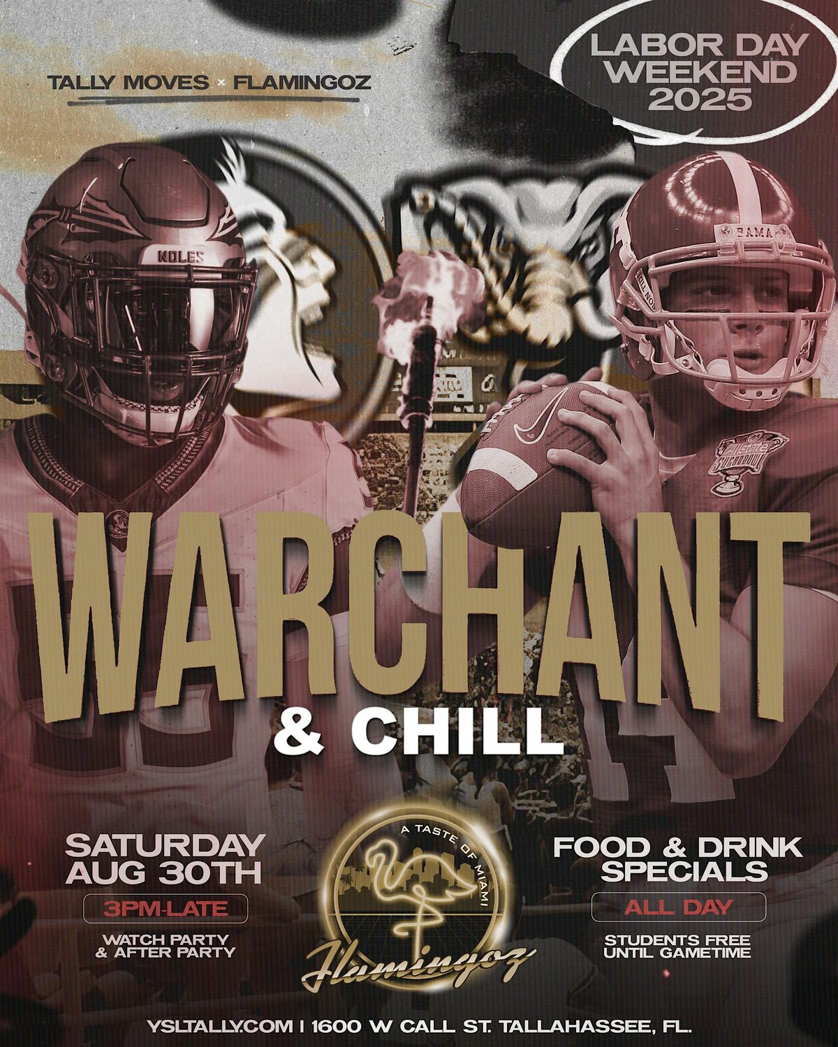 YSL WEEKEND: WARCHANT & CHILL  - WATCH PARTY & AFTER PARTY!