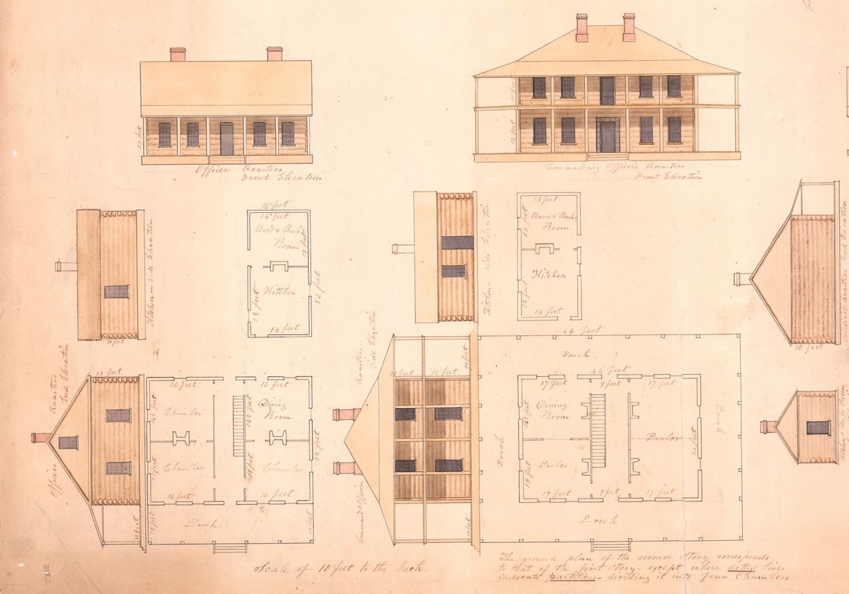 A Look at Vancouver Barracks, c. 1850