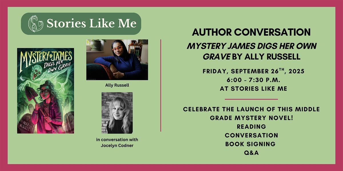 Book Launch Party "Mystery James" with Author Ally Russell