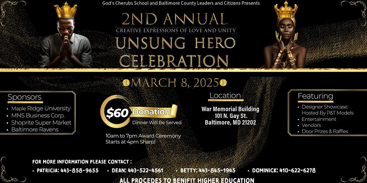 2nd Annual Unsung Hero 2025