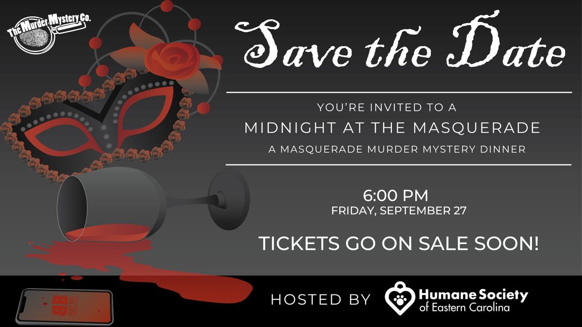 Midnight at the Masquerade: Murder Mystery Dinner