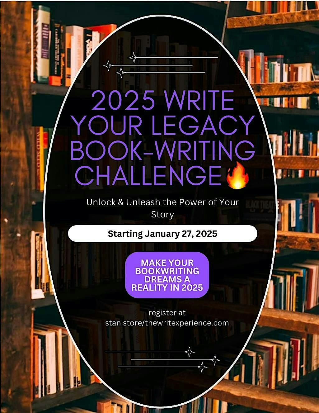 2025 Write Your Legacy Book-Writing Challenge