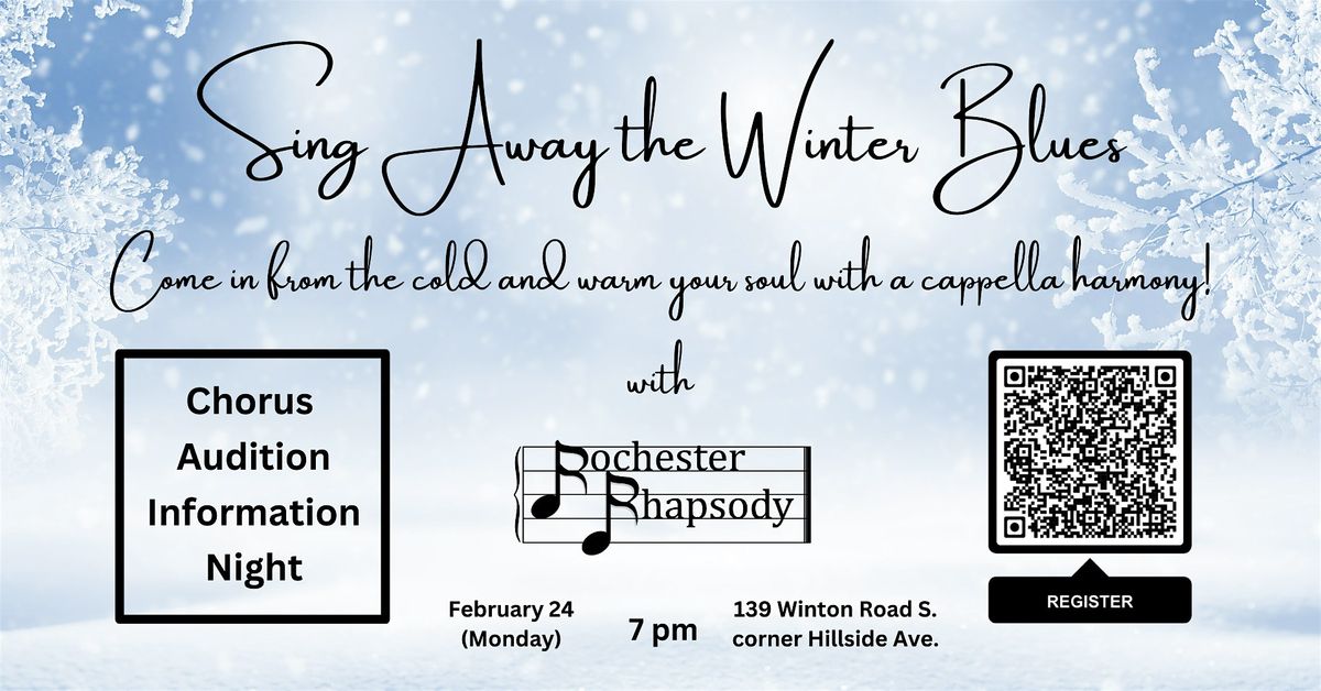 Sing Away the Winter Blues with Rochester Rhapsody