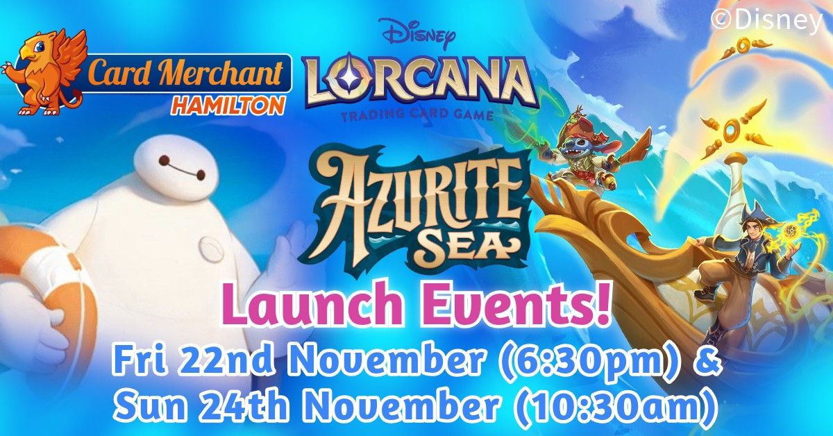 CM Hamilton Lorcana Azurite Sea Launch Events