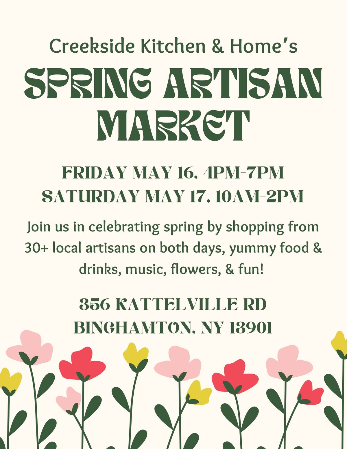 Creekside Spring Artisan Market