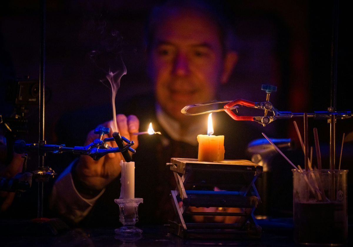 Chemistry of a candle
