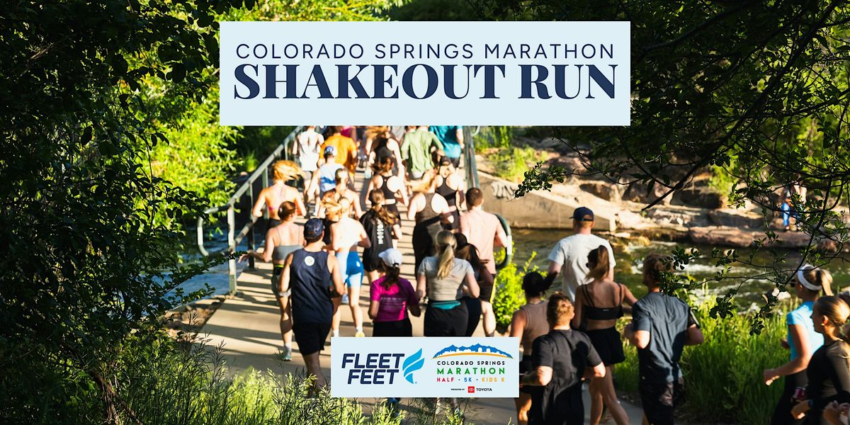 Colorado Springs Marathon Shakeout Run