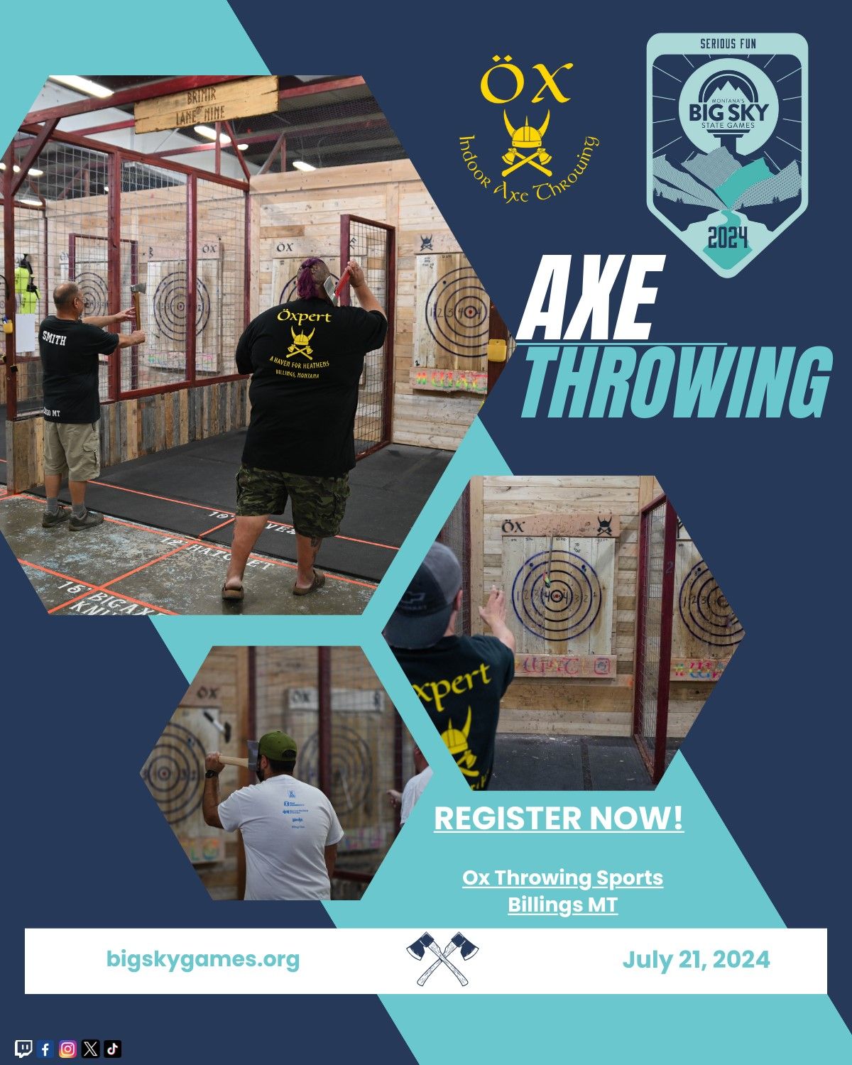 Big Sky State Games - Axe Throwing