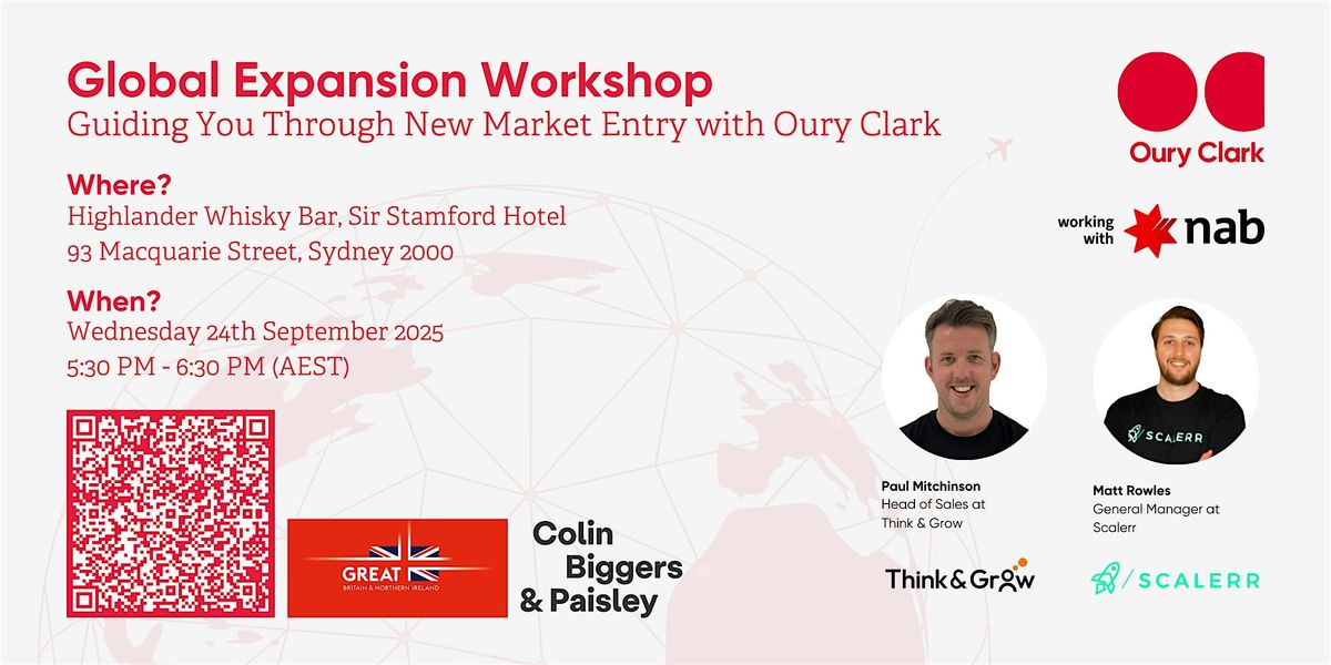 Global Expansion Workshop - Expression of Interest Sydney
