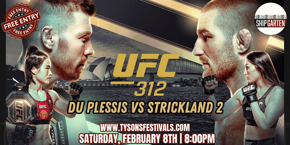 UFC 312 Watch Party: Du Plessis vs Strickland