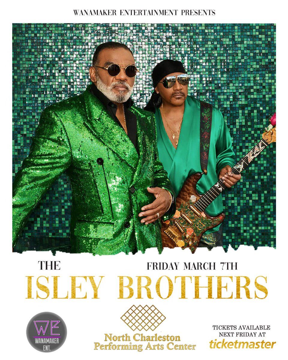 A Celebration with the Isley Brothers at North Charleston Performing Arts Center