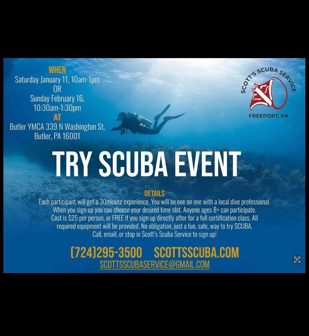 Try SCUBA and love it!