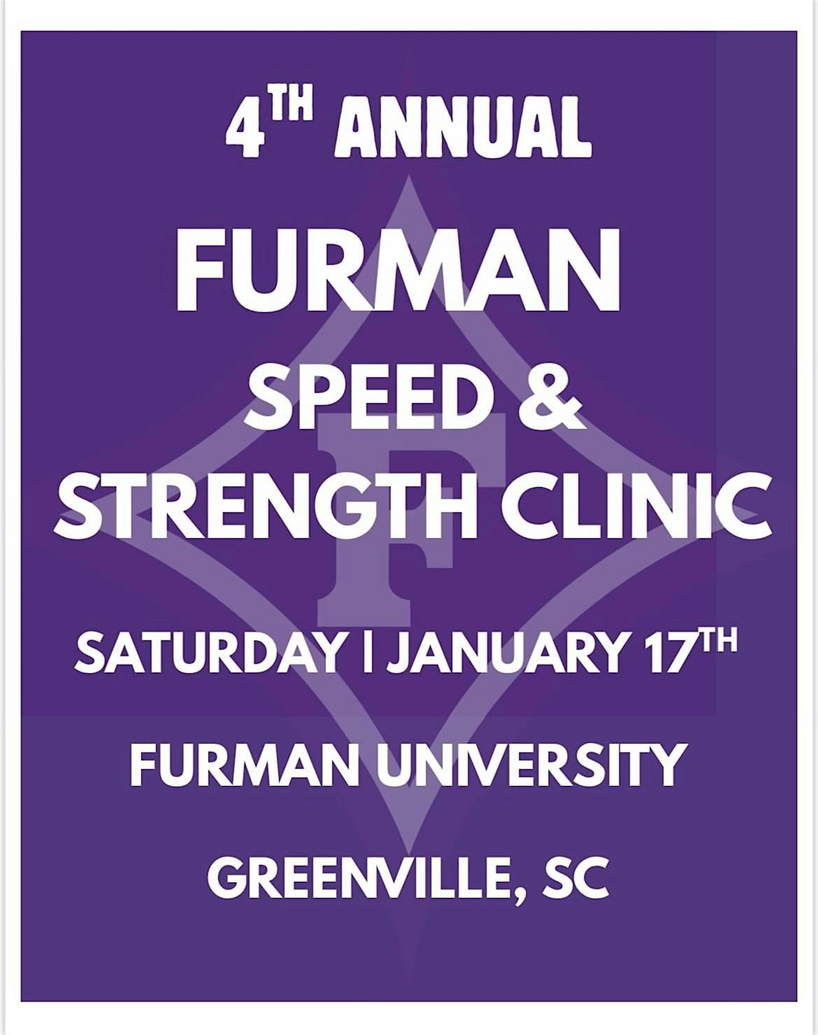 Furman Speed & Strength Clinic
